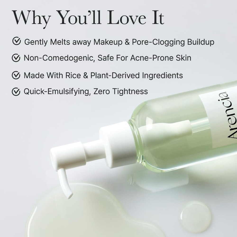 Korean Skincare Arencia Pore Melt Mochi Cleansing Oil - Picture 5 of 13